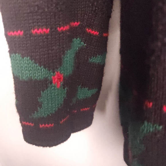 Merry & Bright 3D Fuzzy Bearded Santa Ugly Christmas Holiday Party Sweater XL - Picture 5 of 11